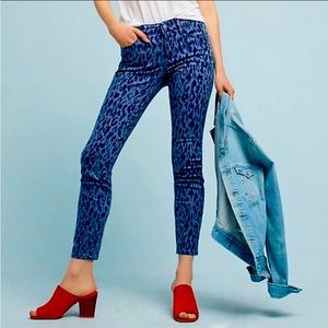 Anthropologie Pilcro and the Letterpress Animal Print Jeans